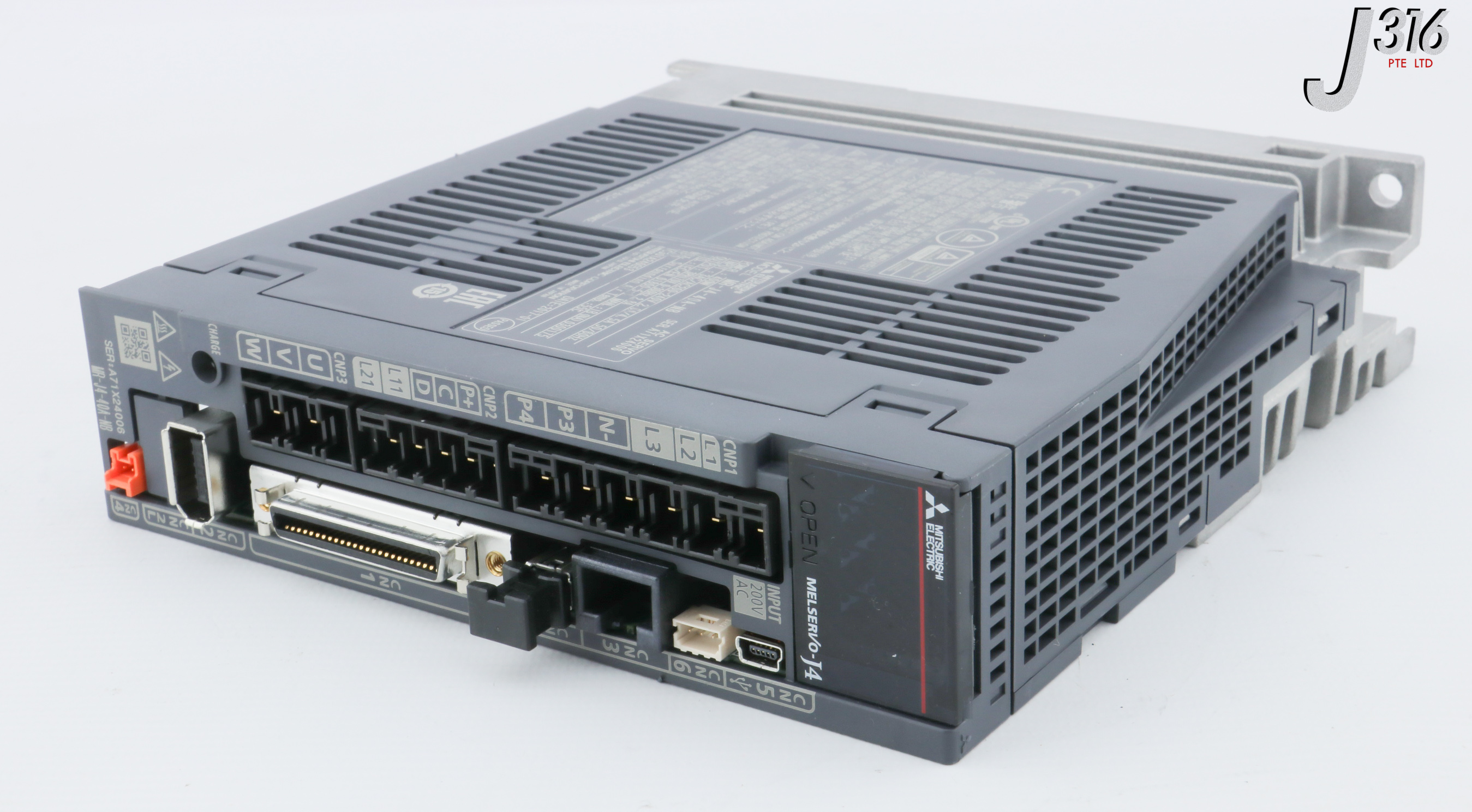 28957 MITSUBISHI SERVO AMPLIFIER, MELSERVO-J4, 400W MR-J4-40A-NB